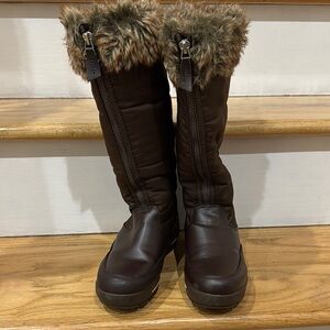 Lands' End Brown Winter Boots-size EU 36